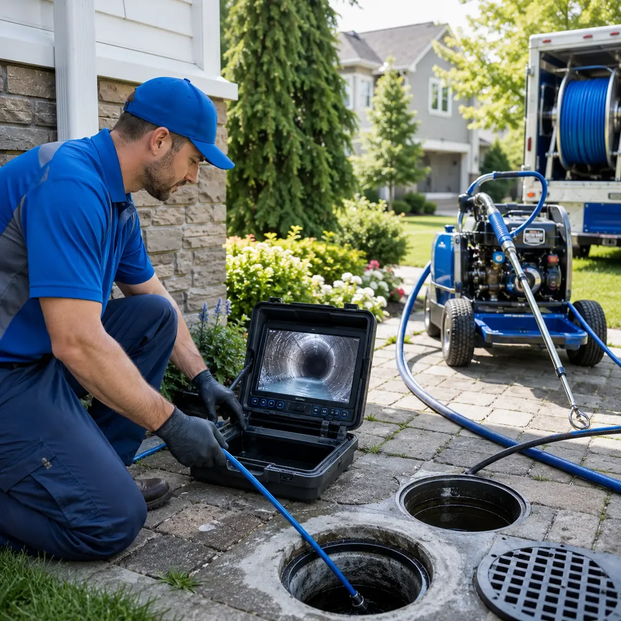 Outdoor drain cleaning professionals serving Berryville, AR